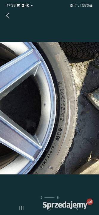 Felgi aluminiowe 19 z oponami 5x108 ET 45 Nowe Radonice