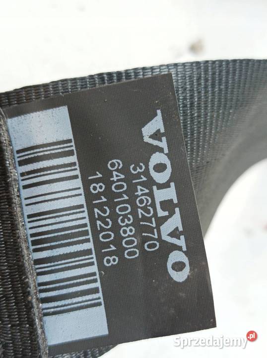 PAS BEZPIECZEŃSTWA ŚRODKOWY TYŁ 31462770 Volvo sprzedam