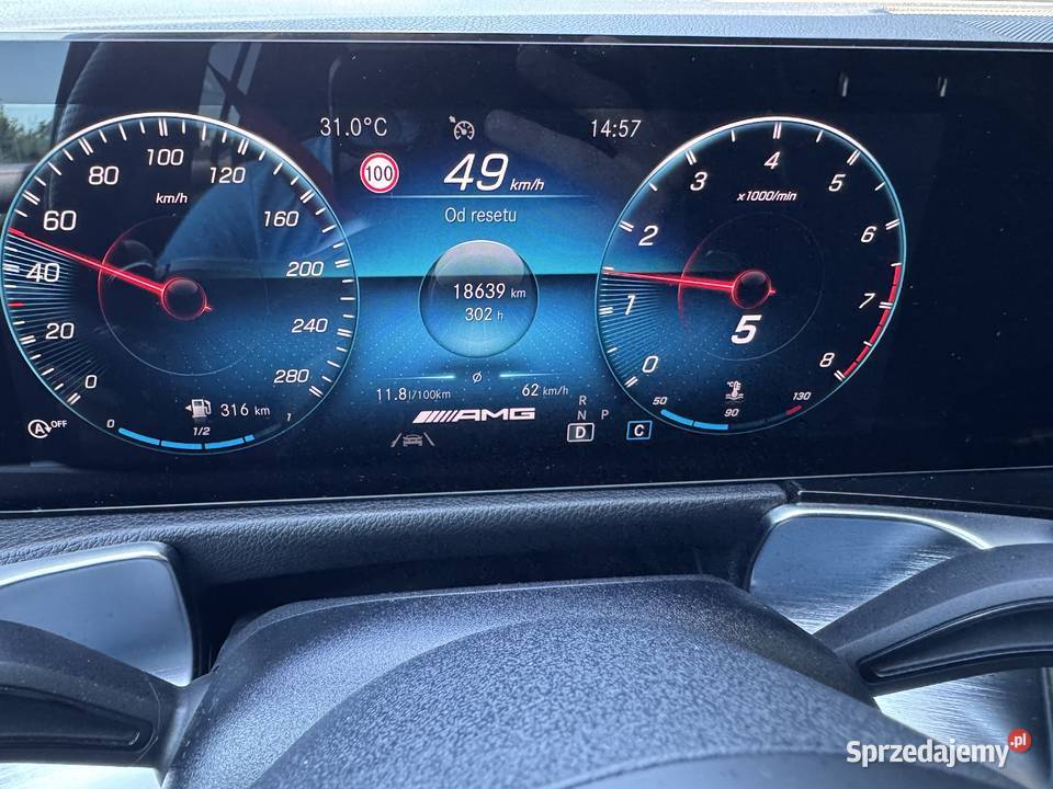 Mercedes GLB AMG Salon Polska dwa komplety opon Zarejestrowany w Polsce mazowieckie Warszawa