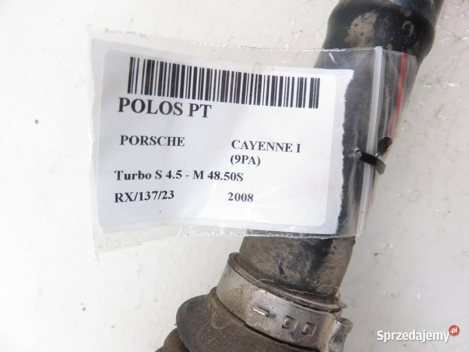 PÓŁOŚ TYLNA PORSCHE CAYENNE Turbo S 45 osobowe