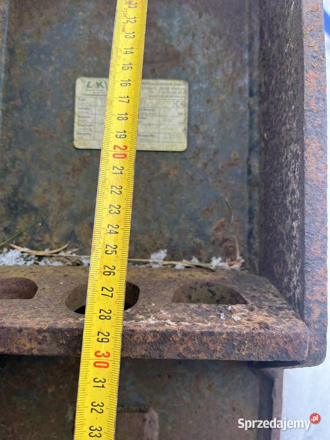 Łyżka JCB na szybkozłącze 30 Rok produkcji 1900 Liksajny