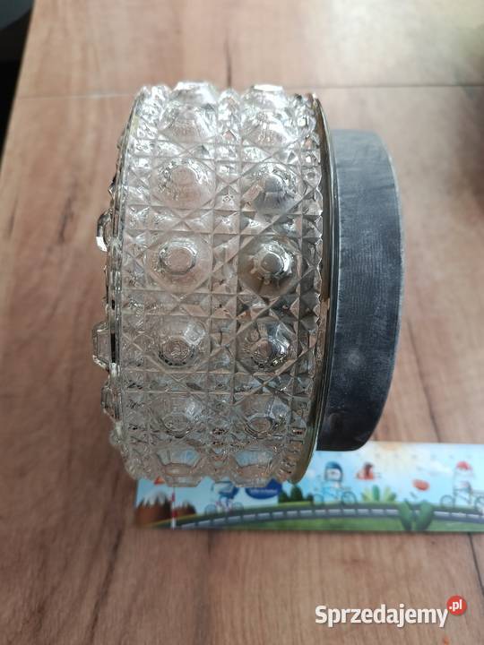 Lampa szklana odkręcany klosz plafon zachodniopomorskie Choszczno