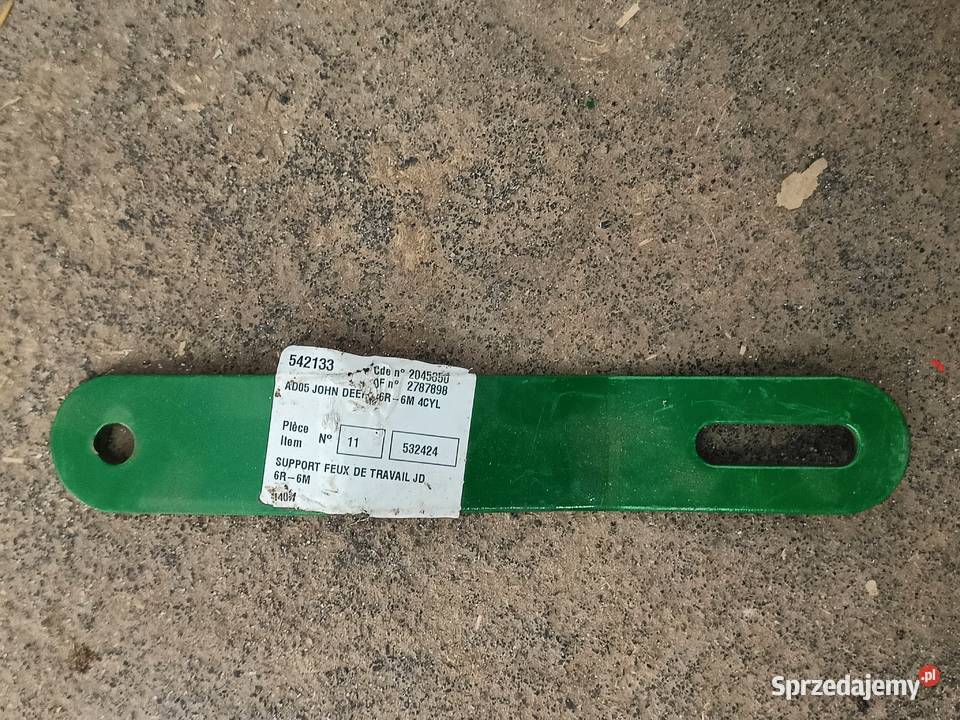 Wspornik gięty formatka jako napinacz John Deere lubelskie