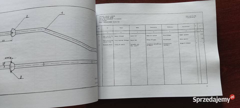 Wózek widłowy Rak 3A 3B katalog części Stalowa Wola