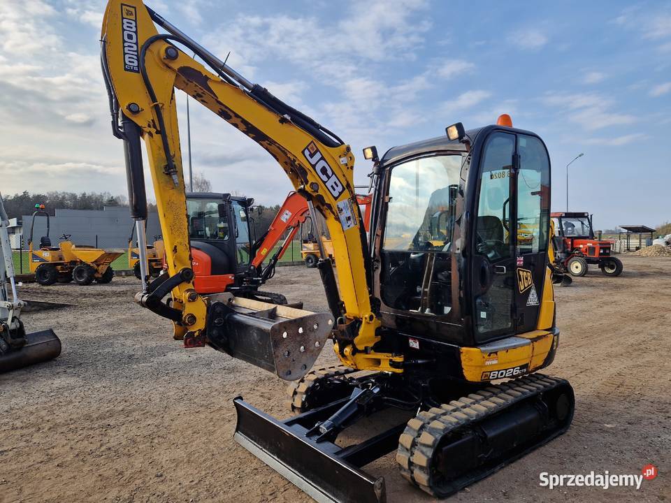 Minikoparka JCB 8026 CTS 2019r przebieg 2400mtg Koparki Ryżki sprzedam