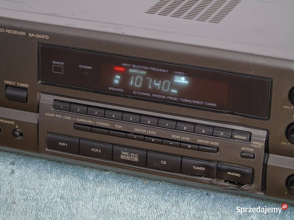 Wzmacniacz z radiem Technics SAGX 470 sprawny i Jasło
