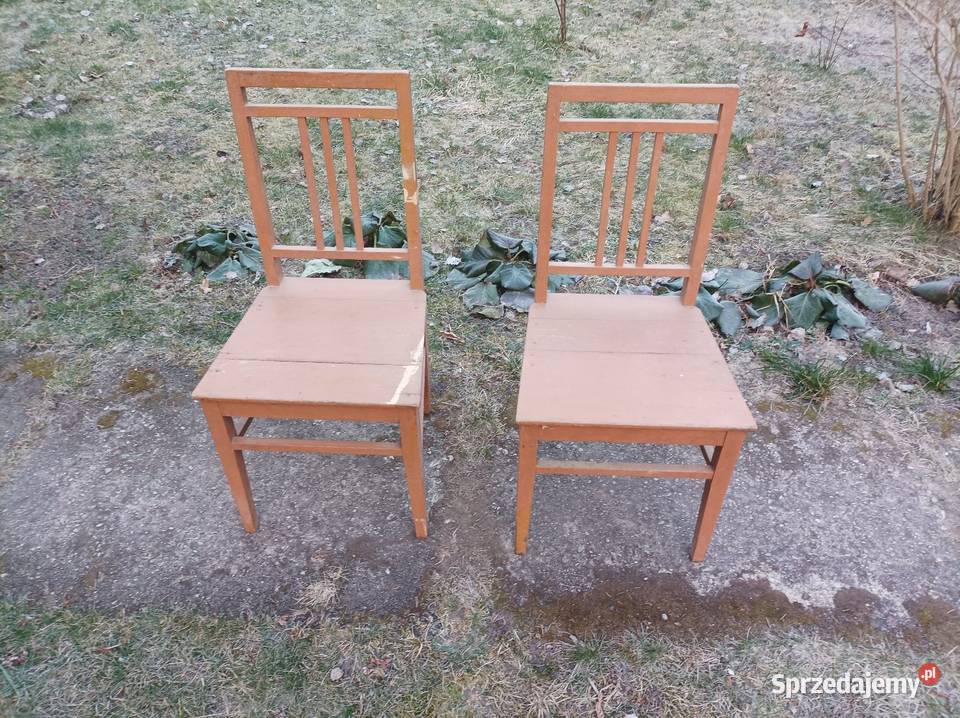 Krzesła drewniane Sterdyń