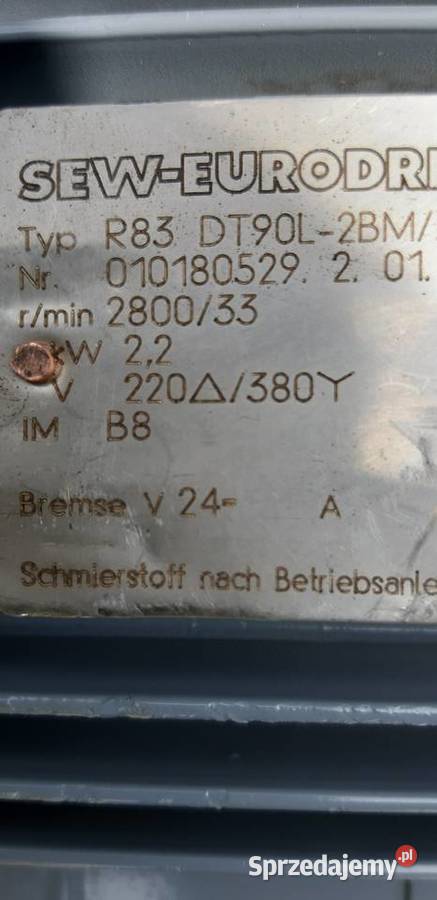 Motoreduktor 2 2 kW 33 obr Leszno