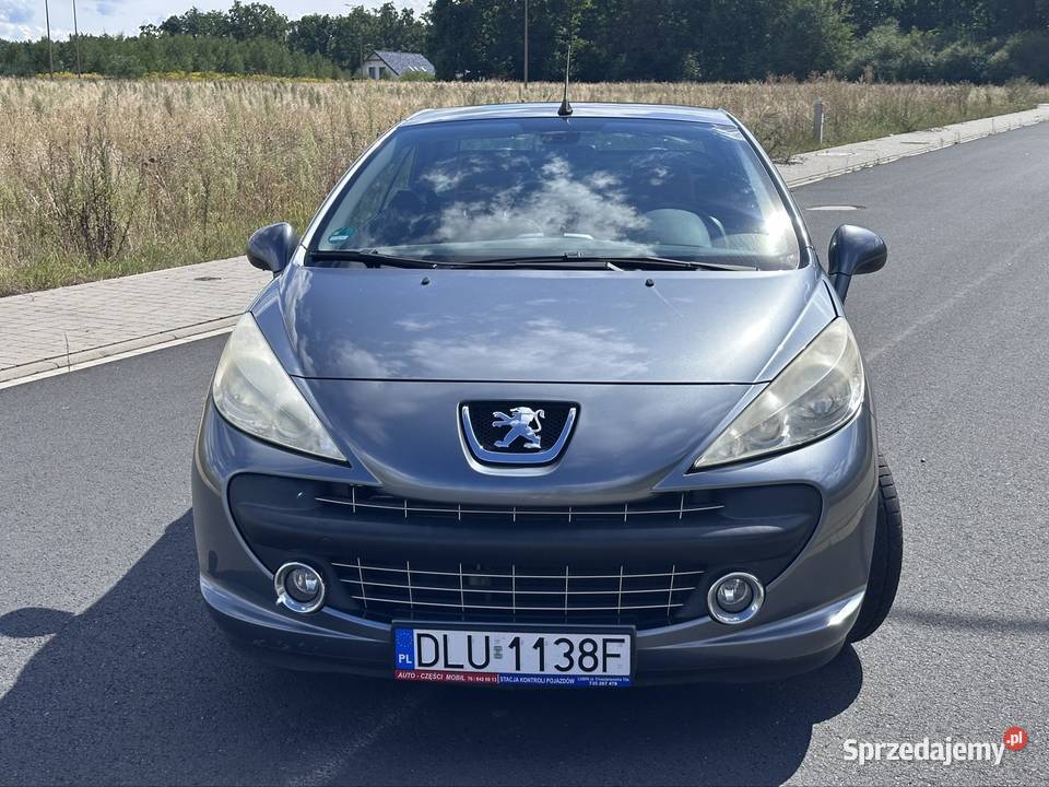 Peugeot 207cc 16i 2007r sprowadzony dolnośląskie