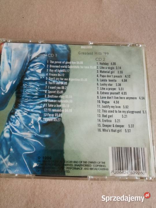 Madonna Greatest Hits 2xCD Składanka hitów