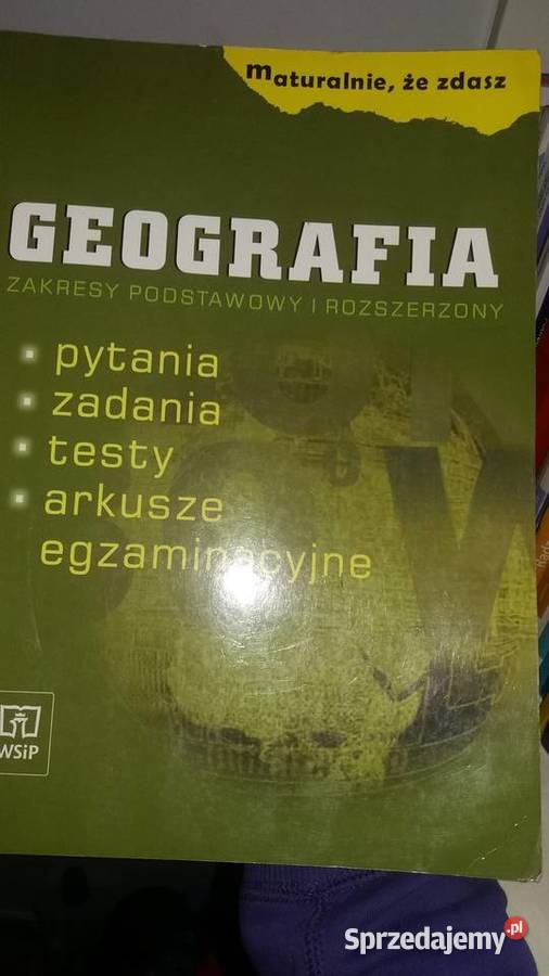 geografia maturalnie że zdasz książki Warszawa mazowieckie sprzedam