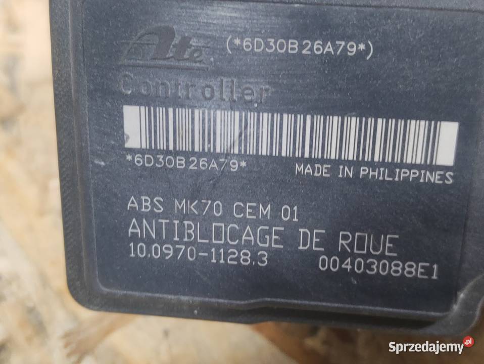 Pompa Hamulcowa ABS Peugeot 206 206 Plus Pleszew