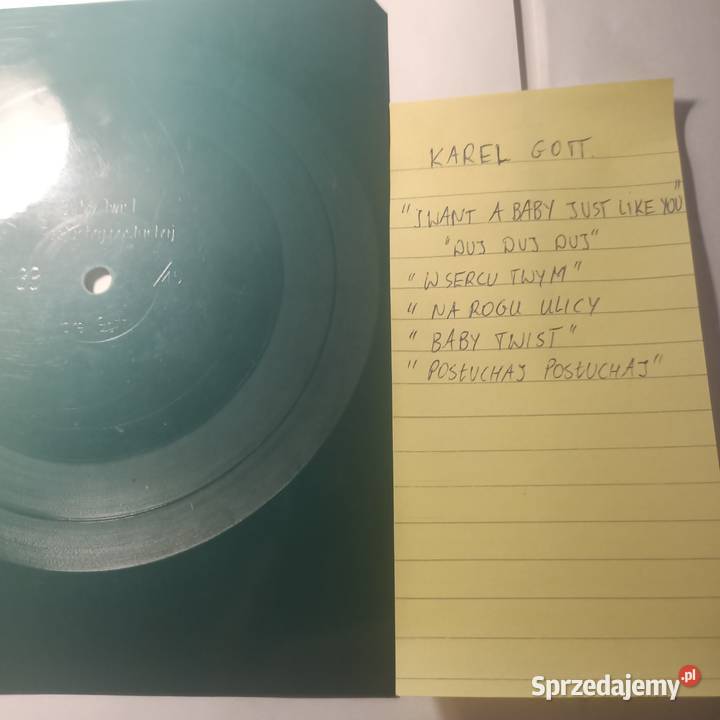 Pocztowka dzwiękowa KAREL GOTT Rybnik