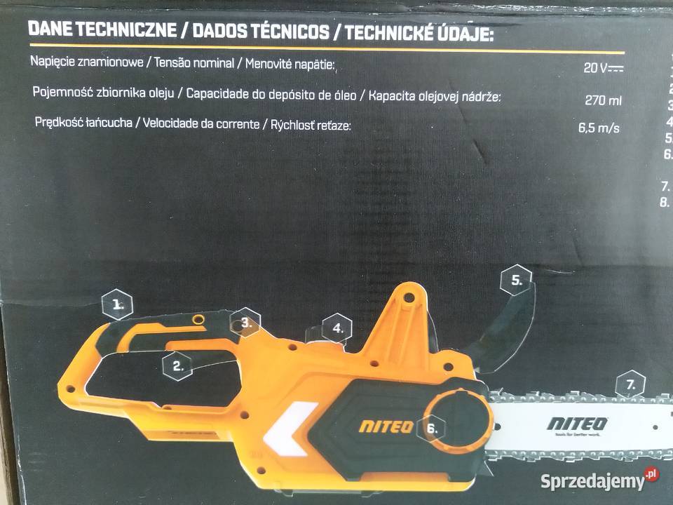 NAJTANIEJ Akumulatorowa Piła Łańcuchowa Pilarka Zabrze