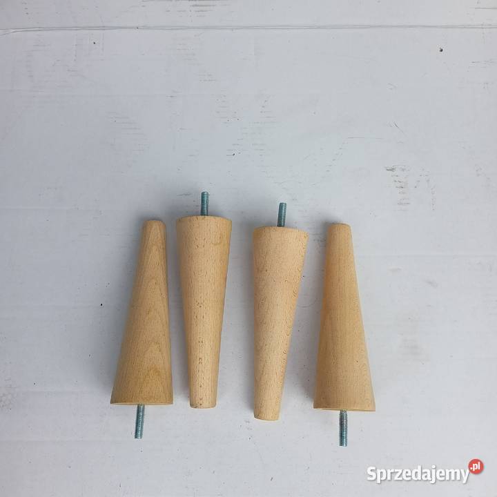 Nogi Drewniane Bukowe Proste Naturalne dwie sprzedam