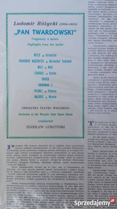 Nowa Płyta winylowa RóżyckiPan Twardowski mazowieckie sprzedam