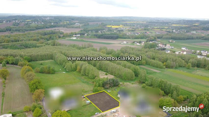 sprzedaży gruntu 1268m2 Skrzyszów Sprzedaż