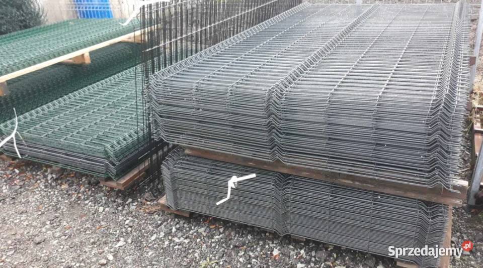 Kompletne ogrodzenie panelowe 153 Siatki i panele pomorskie Nowy Dwór Gdański