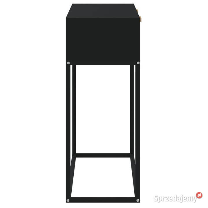 Stolik konsolowy czarny 80x30x75 WM352104 Warszawa