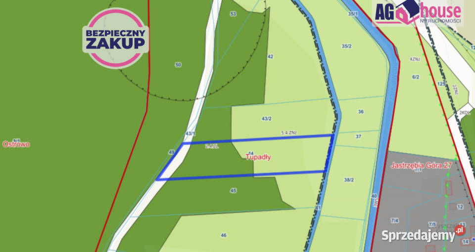 Działka Jastrzębia Góra Obozowa 11261m2 pomorskie