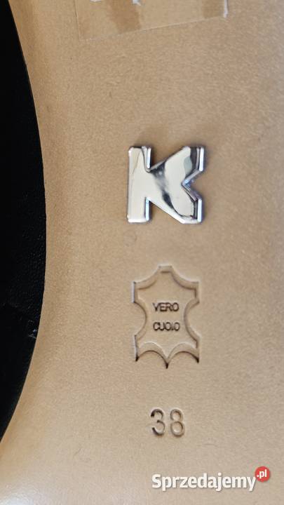 Szpilki Kazar 38 całe ze skóry z podeszwami skóra Szczecin