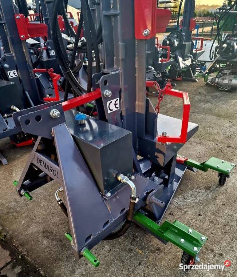 Łuparka pionowa hydrauliczna Demarol do drzewa śląskie Bielsko-Biała