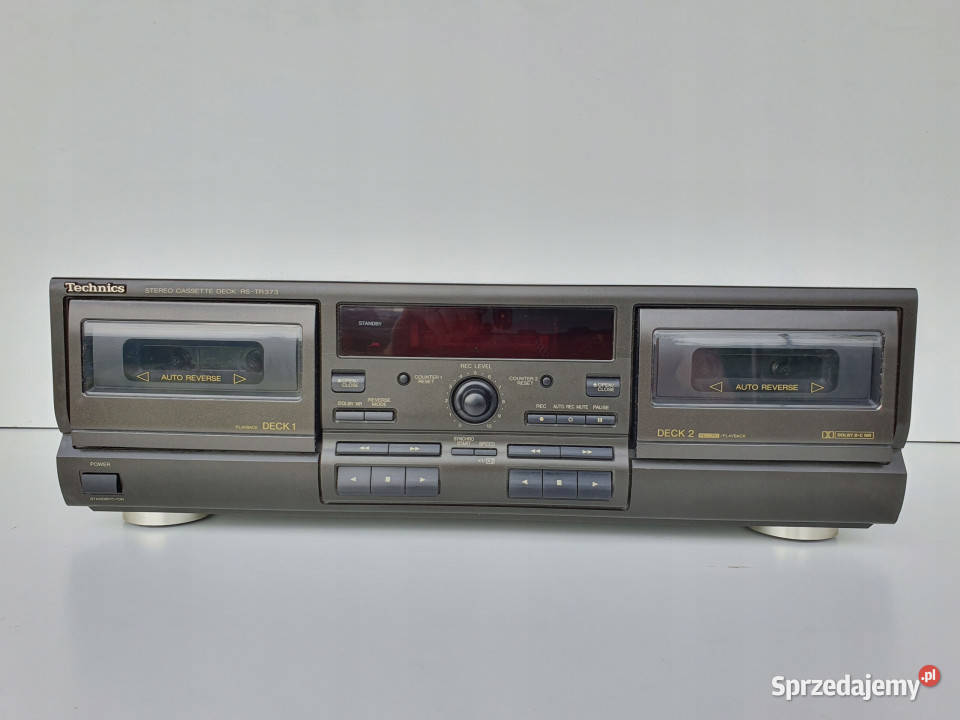 Technics magnetofon dwukasetowy RSTR373 RS TR Magnetofony wielkopolskie Międzychód