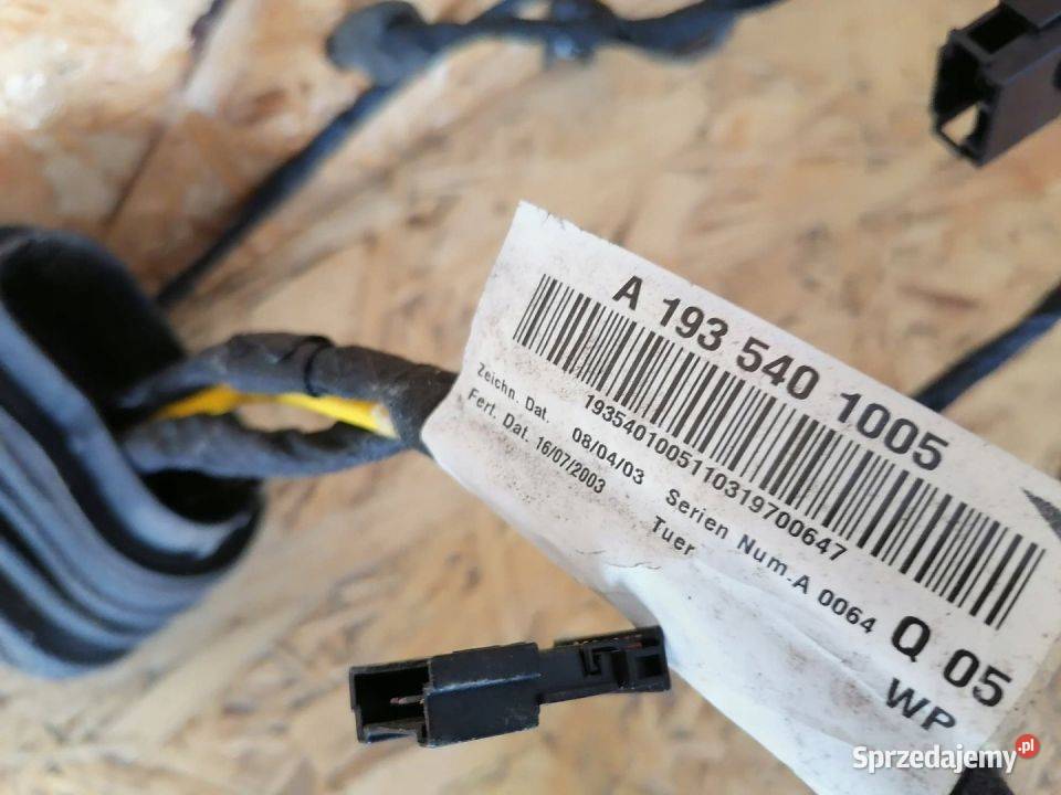 Kabel Drzwi Lewych Chrysler Crossfire Europa osobowe wielkopolskie Pleszew sprzedam