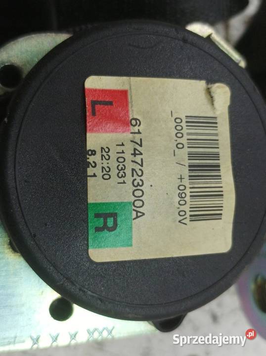 PAS BEZPIECZEŃSTWA LEWY PRAWY TYŁ KPL KANAPY