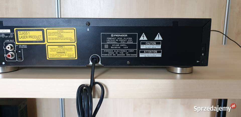 PIONEER COMPACT DISC PLAYER PD204 Nowy Sącz