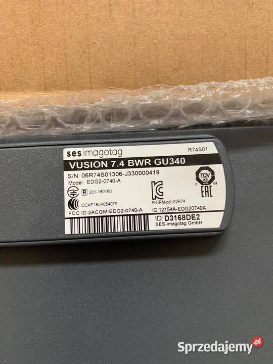 VUSION 74 Label BWR GU340 tiquette industrielle Warszawa