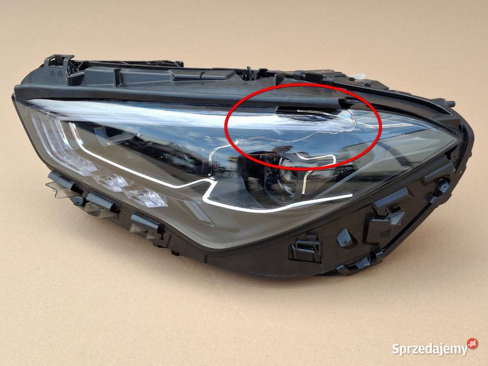 MERCEDES CLA W118 LIFT REFLEKTOR LEWY FULL LED Bieleń