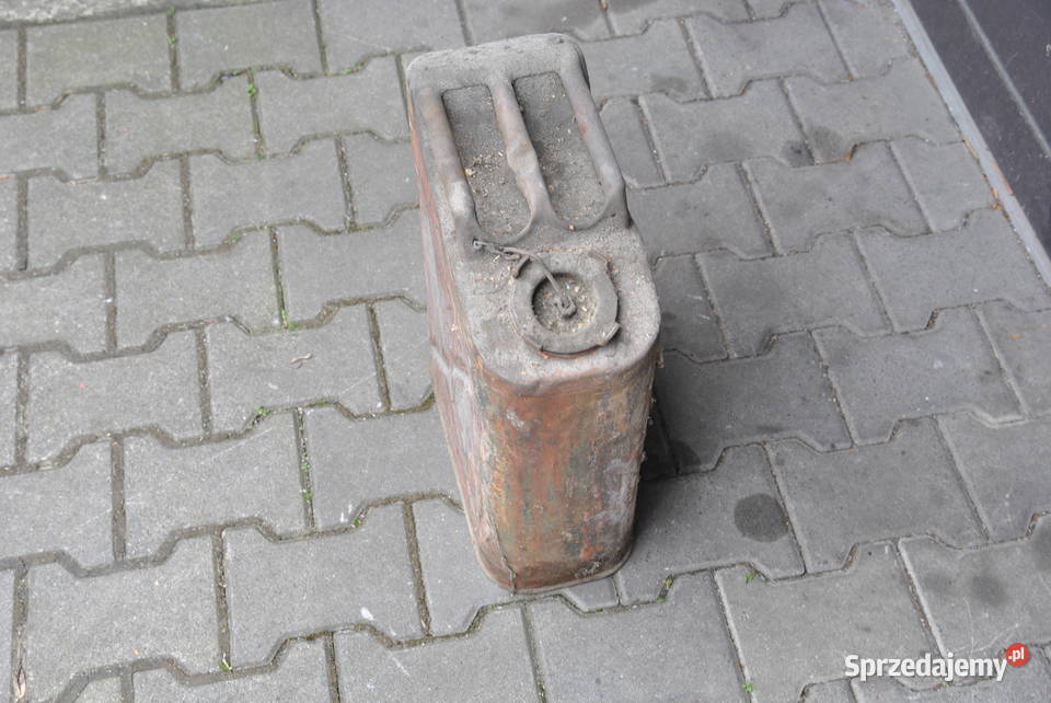 Stary metalowy kanister 20L SERVUS QMC USA Wieliczka sprzedam