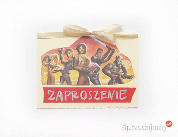 star wars zaproszenie chłopca gwiezdne wojny Szczecin sprzedam