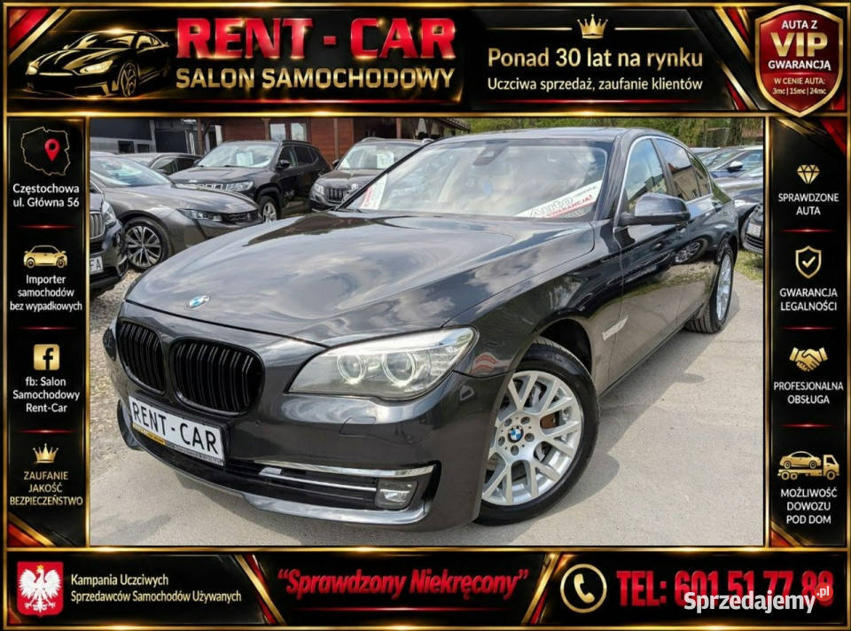 BMW 730 258OPŁACONYBezwypadkowy Automat Navi