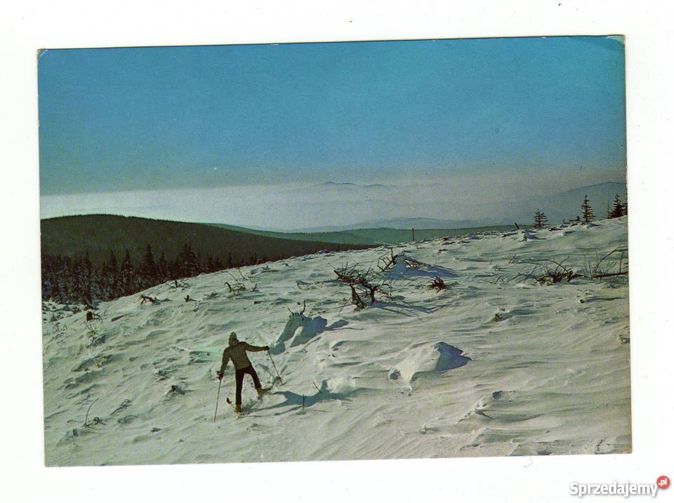 BESKID ŚLĄSKI KRAJOBRAZ ZIMOWY POCZTÓWKA świętokrzyskie Krynki