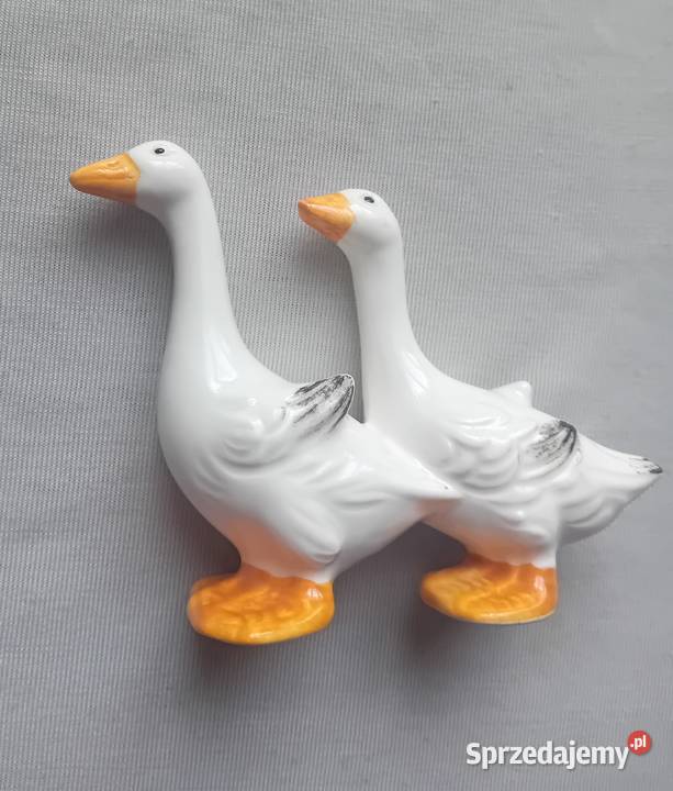 Porcelanowa figurka dwie gęsi Goebel Koźminek