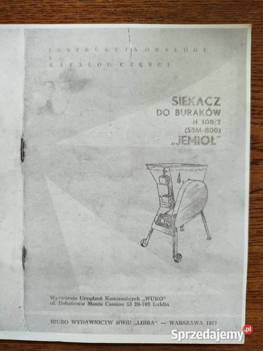 Siekacz rozdrabniacz JEMIOŁ