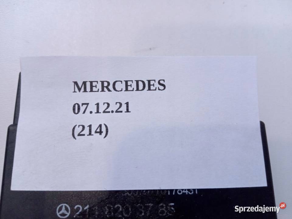 MODUŁ KEYLESS MERCEDES E KLASA W211 CLS W219 osobowe
