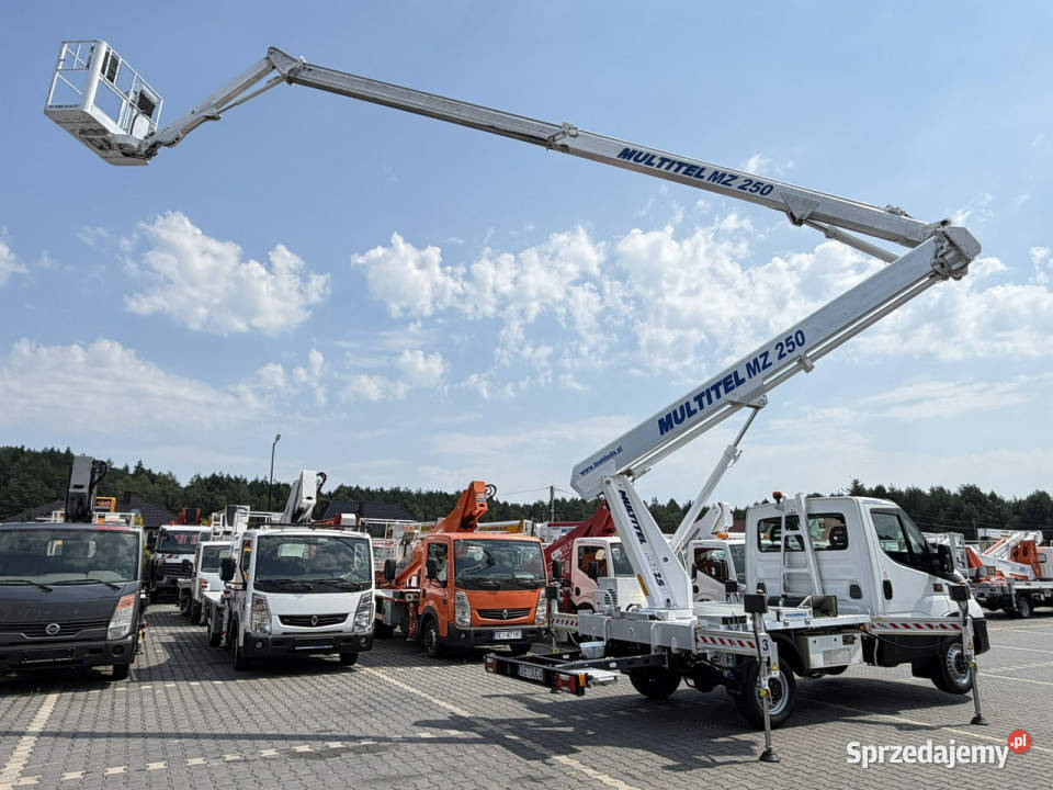 Iveco Daily 35S14 Podnośnik Koszowy Multitel MZ Widełki