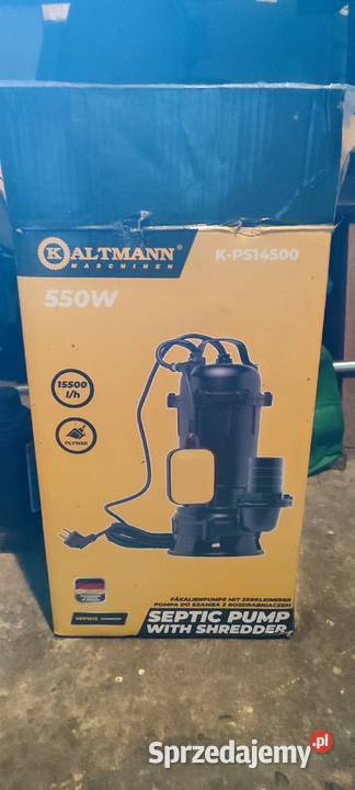 Pompa do szamba Kaltmann K14500 o mocy 550 Stalowa Wola