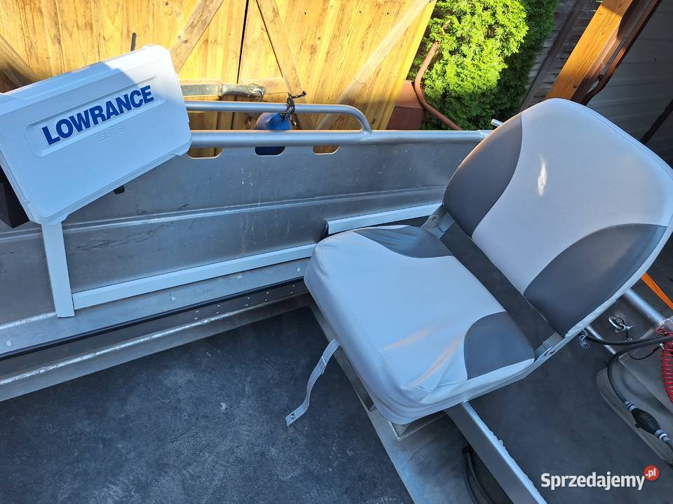 Skyla 370 Honda BF20 przyczepa Lowrance elite Wędkarstwo Pruszków