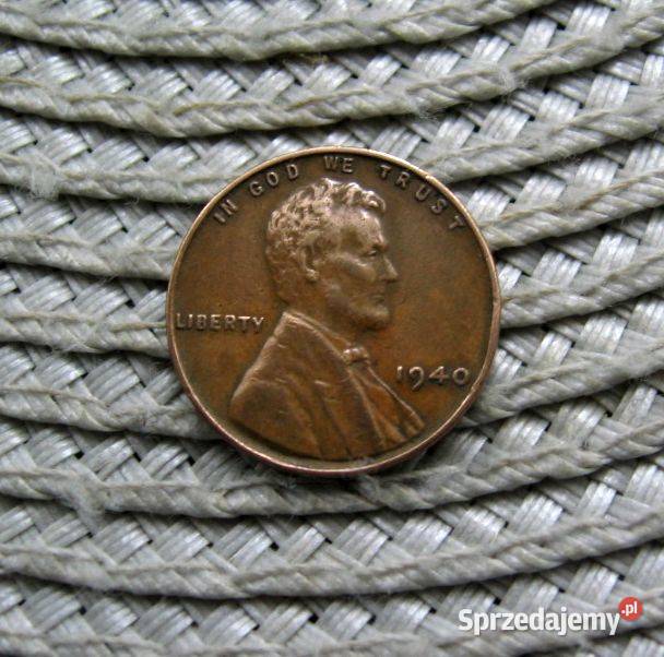 USA 1 Cent 1940r Kalisz sprzedam