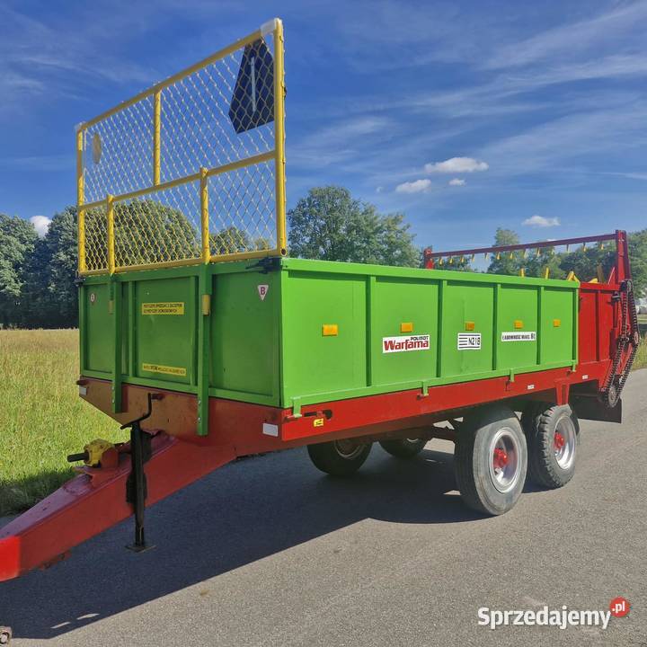 Rozrzutnik obornika warfama polmot tandem 6 ton Małgów