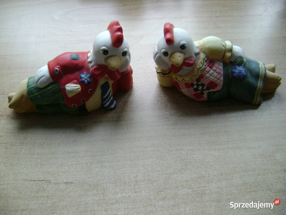 Starocie z PRL Zestaw 2 Figurki ceramiczne