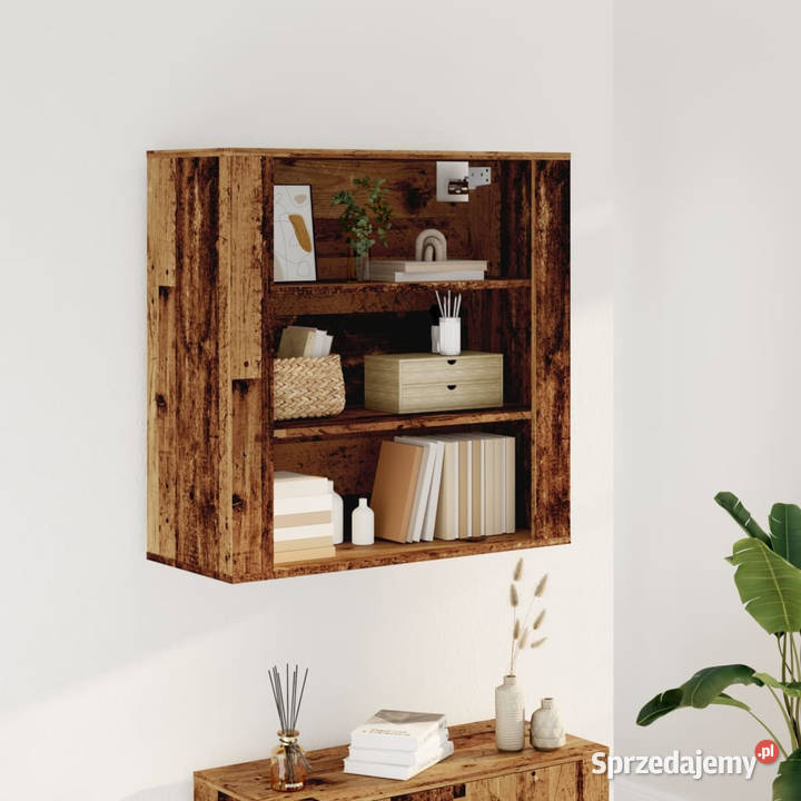 Szafka ścienna stare drewno 80x33x80 WM857087 Warszawa sprzedam