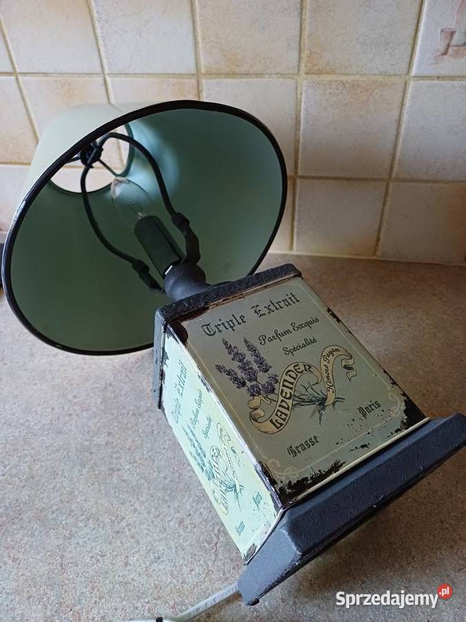 Vintage lampka stołowa sprzedam