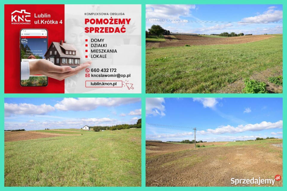 5 działek budowlanych Lublina wydane WZ Uniszowice