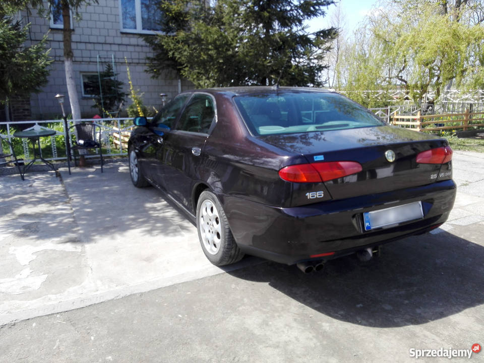 Alfa Romeo 166 25 V6 piękna i szybka limuzyna ogranicznik prędkości Krasne