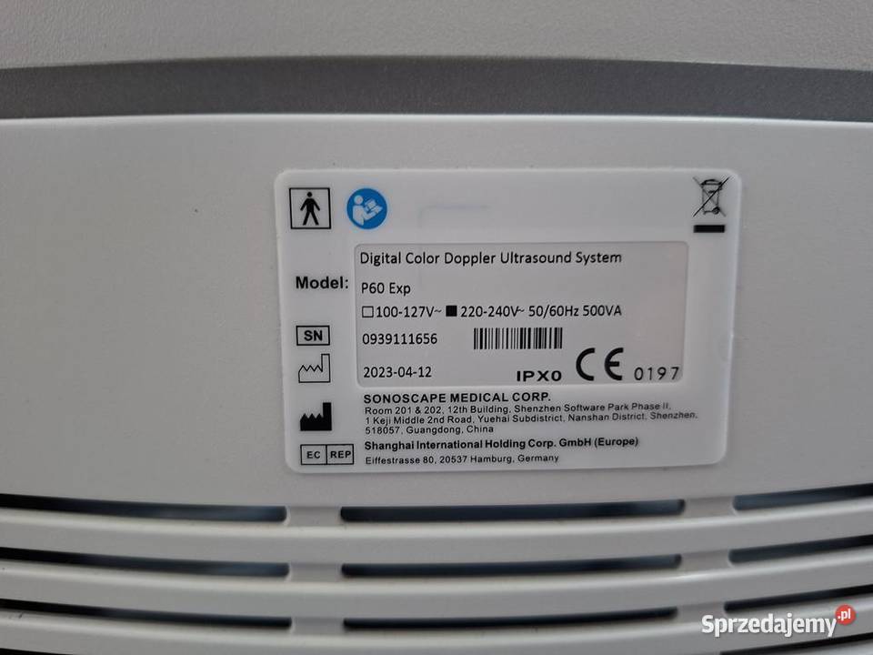 Aparat USG SonoScape P60 Expert 8692 mazowieckie Warszawa